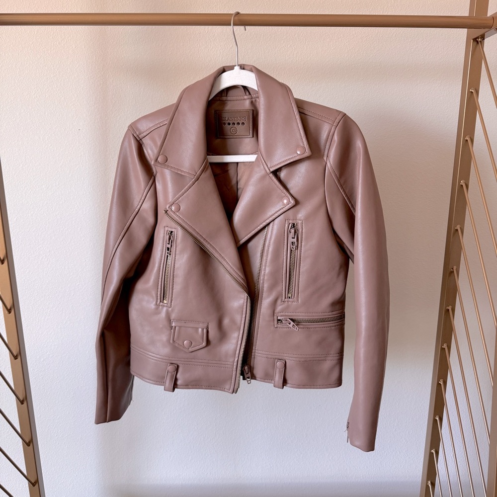 BLANK NYC Faux Leather Moto Jacket